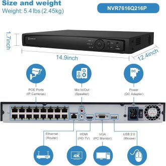 NVR7616Q216P(D)-4TB